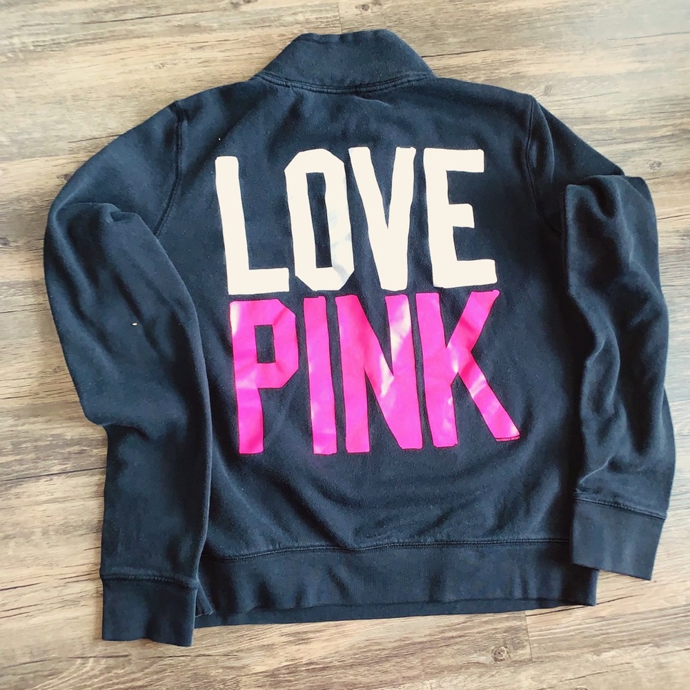 3/$15 Victoria’s Secret PINK zip cotton jacket M